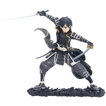 

Sword Art Online Action Figure Toys SAO Kirito Goukai Black Tiger Kirigaya Kazuto PVC 16CM Figurine Model Doll Christmas Gifts