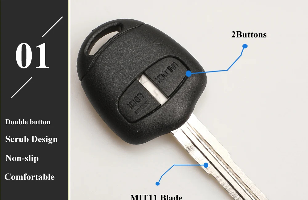 Keyforkess 2/3 Bottoni Auto Chiave A Distanza Vestito per MITSUBISHI Outlander Pajero Triton ASX Lancer Shogun MIT8 MIT11 Lama 433MHz 11 Keyforkess 2/3 Bottoni Auto Chiave A Distanza Vestito per MITSUBISHI Outlander Pajero Triton ASX Lancer Shogun MIT8 MIT11 Lama 433MHz - H61dfebc6768a4c278677201e617d1739F