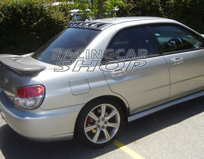 VG Style Real Carbon Fiber Shark Fin Wing Rear Roof Spoiler For Subaru Impreza 4D Sedan WRX STI 02-07