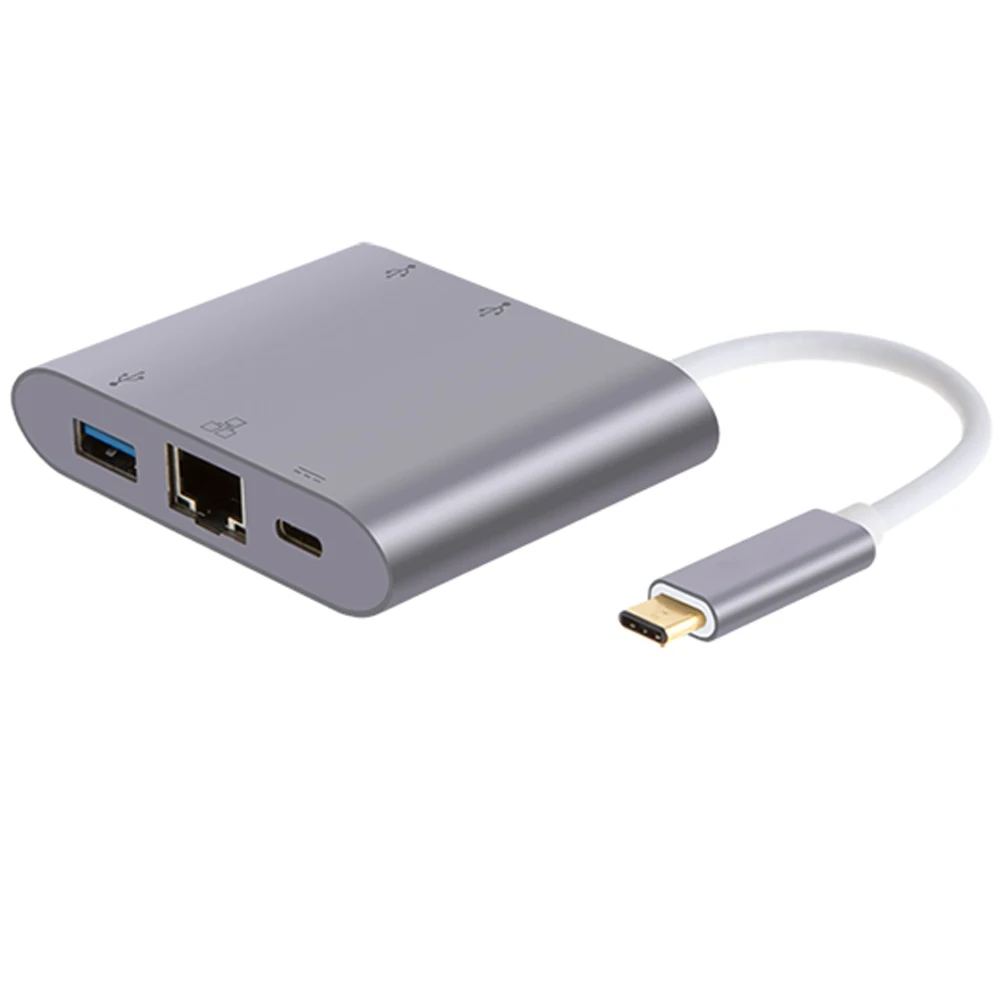 Адаптер USB 3 1 к RJ45 Gigabit Ethernet Hub для Macbook Pro macbook и air(thunderbolt-3 в комплекте) | Компьютеры