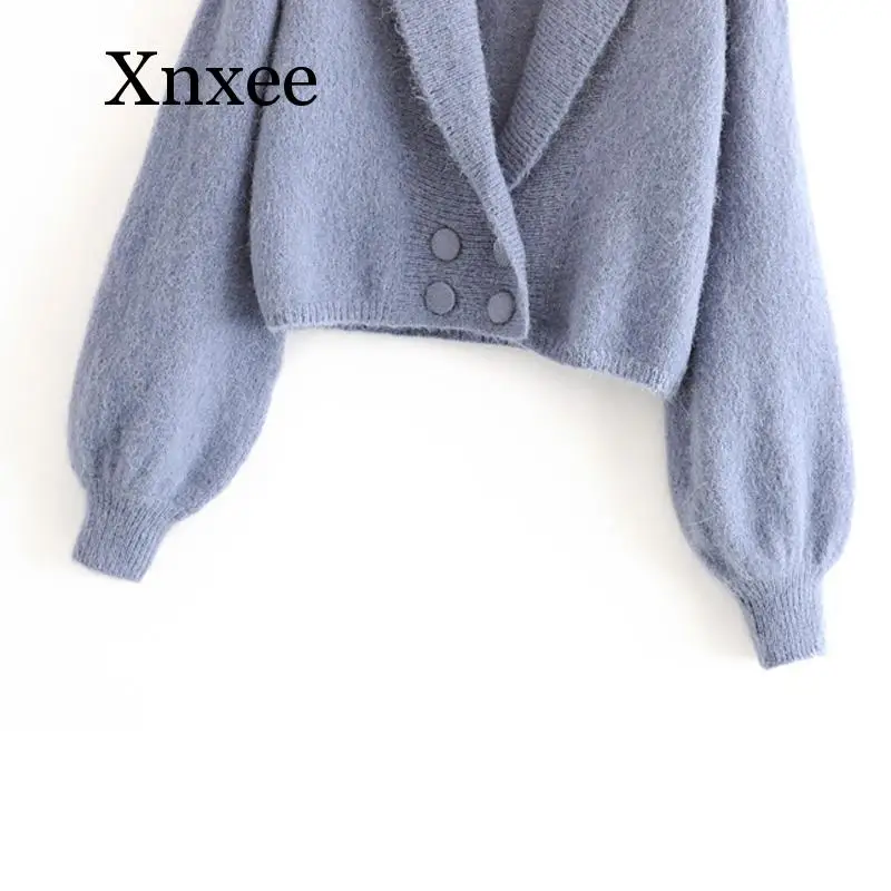 female knit cardigan sweater coat short Double Breasted Sweaters Fashion Solid Short Sweater Elegant Long Sleeve Sweater female knit cardigan sweater coat short Double Breasted Sweaters Fashion Solid Short Sweater Elegant Long Sleeve Sweater