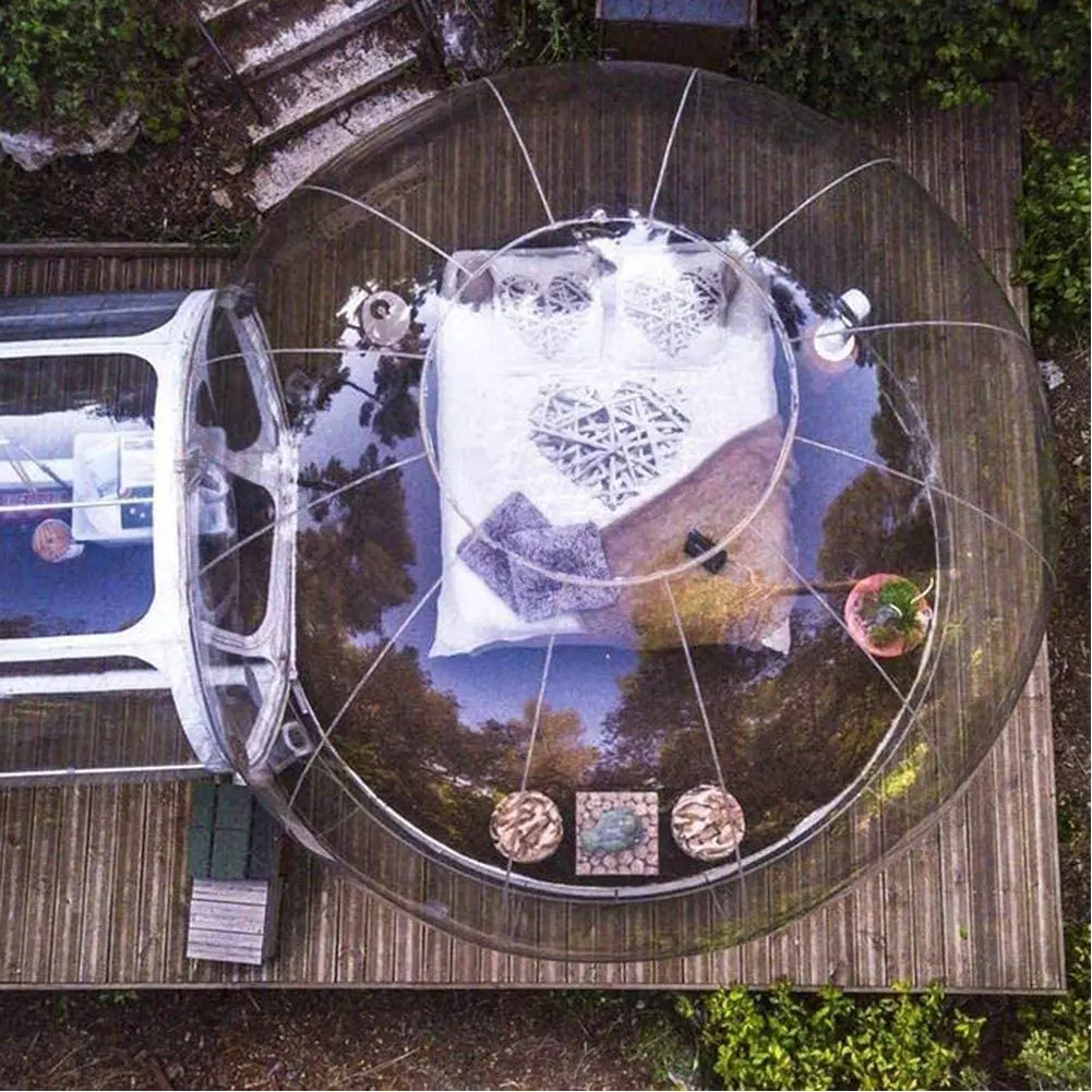 Spedizione Gratuita Ventilatore Libero Gonfiabile Bubble House 3M/4M/5M Dia Tenda A Bolle All'Aperto Per Campeggio Pvc Bubble Tree Tenda/Igloo Tenda