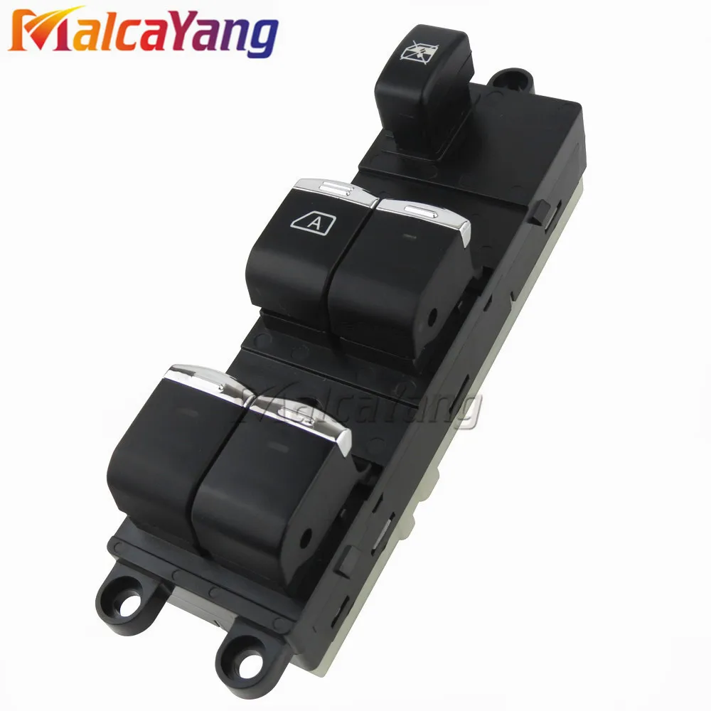 Chrome 25401 EB30B Front Left Electric window switch for Nissan