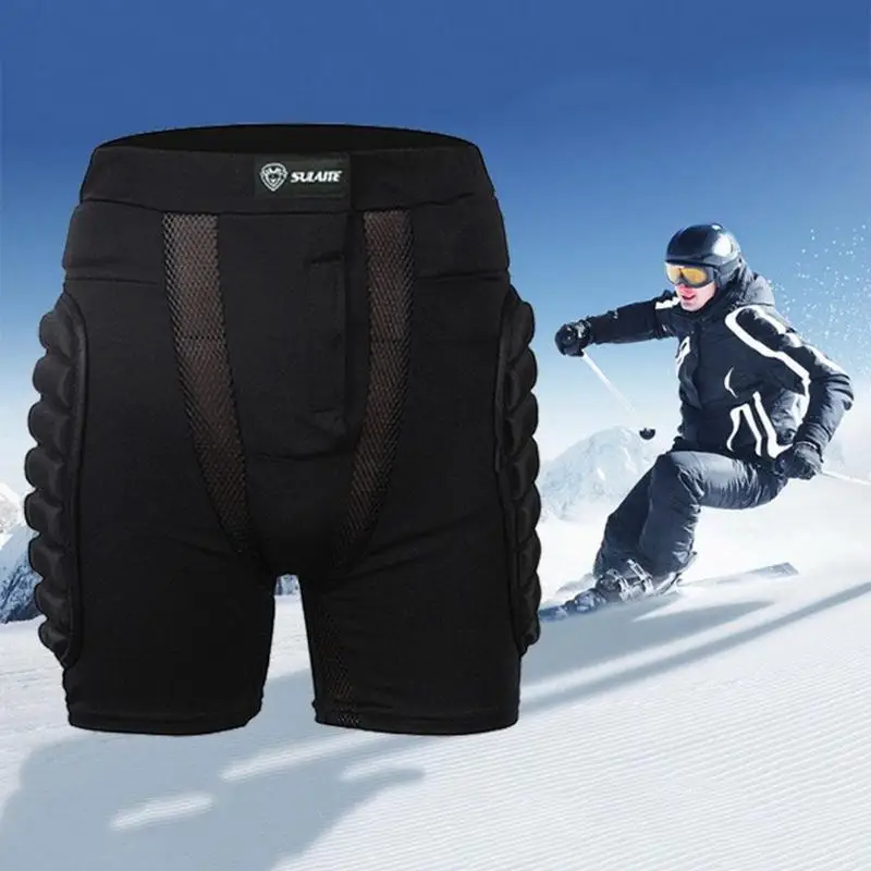 Ski Hip Butt Pad Roller Skate Snowboarding Padded Shorts Protector 