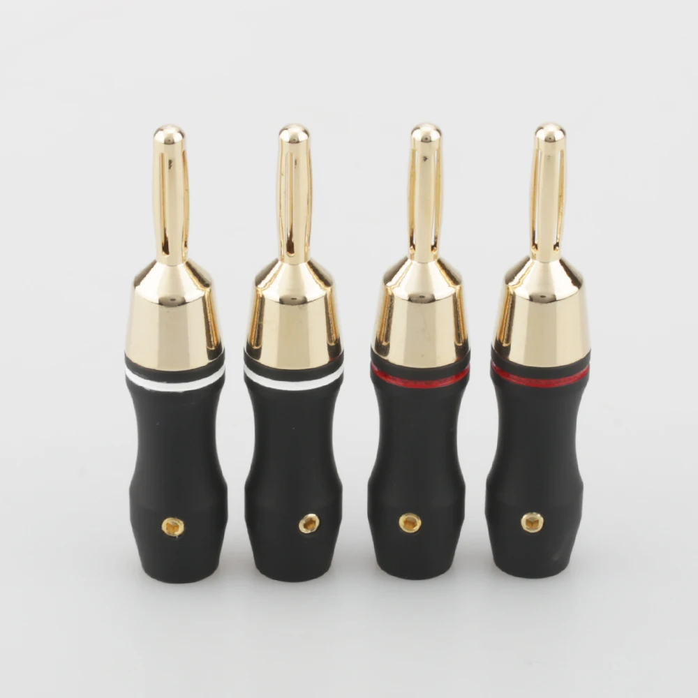 8xAudiocrast BL002 Позолоченный разъем типа банан HiFi Высокое качество кабель динамика