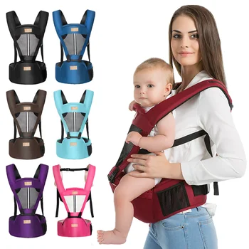 

0-36 Months Newborn Baby Carrier Kangaroo Toddler Sling Wrap Portable Infant Hipseat Soft Breathable Adjustable Hip Seat