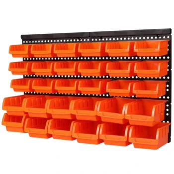 

Hardware Tools Hanging Plate Garage Workshop Storage Rack Screw Wrench Classification Parts Box Parts Box Instrument Box