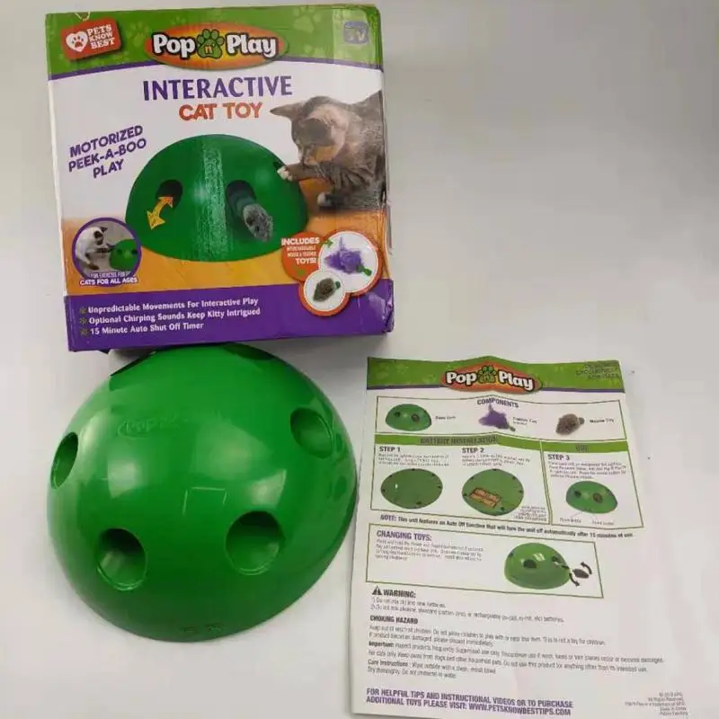 Игрушка для кошек POP N PLAY устройство когтей Когтеточка игрушечный материал