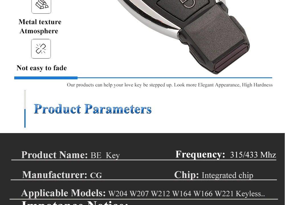Chiave/Telecomando Per Mercedes Benz W164 W166 W216 W221 W251 W207 W166 W212 Fbs3 Smart Key 433/315 Mhz 3/4btn - Cg Mb Fbs3 Entry Mercedes 13 Chiave/Telecomando Per Mercedes Benz W164 W166 W216 W221 W251 W207 W166 W212 Fbs3 Smart Key 433/315 Mhz 3/4btn - Cg Mb Fbs3 Entry Mercedes - H61e09e524936469cac96120581cae8dat