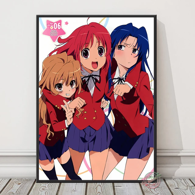 WSDSX 3 Toradora Anime Poster Cartoon Prints HD Canvas Wall Art Gifts Home  Decor Room Decor Poster 40x60cm : : Home & Kitchen