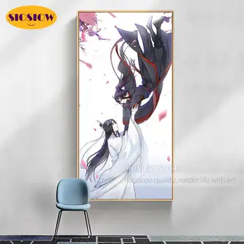

Mo Dao Zu Shi Posters 5d Diy Diamond Painting Wei Wuxian & Lan Wangji Diamond Embroidery Cross Stitch Gifts For Girls Room Decor