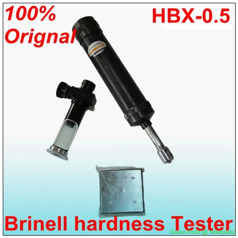 

HBX-0.5 Handheld Small Brinell Hardness Tester Hitting Meter Portable Type With Readout Metal Steel Material Microscope Tools
