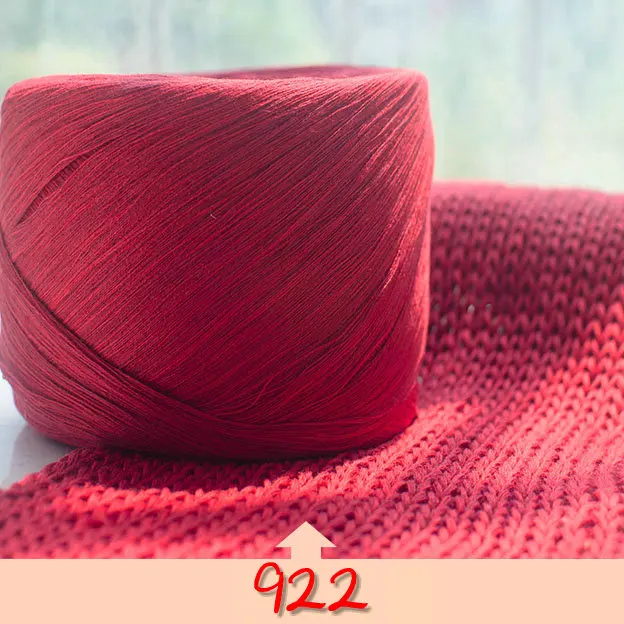 250 г цветная хлопковая вязаная одежда katoen, вязаная крючком lanas para tejer, пряжа для вязания крючком, облегающая Детская шерстяная одежда haakgaren ZL59 - Цвет: 922