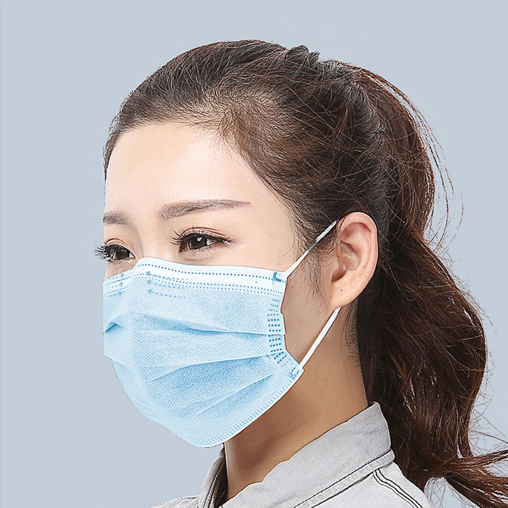 

50/100Pcs Anti-Dust Face Mouth Masks Disposable Earloops protective Masks Dustproof Flu Breathing Safety Masks Face Care