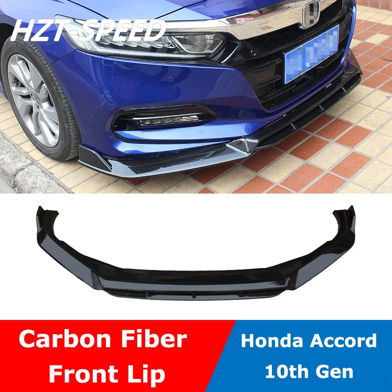 4 шт. комплект из углеродного волокна для переднего бампера разветвитель губ