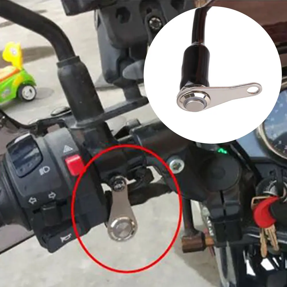 12V LED Waterproof Motorcycle Handlebar Switch Reset Manual Return Button Engine ON-OFF FAST SHIPPING DROPSHIPPING ► Photo 2/6