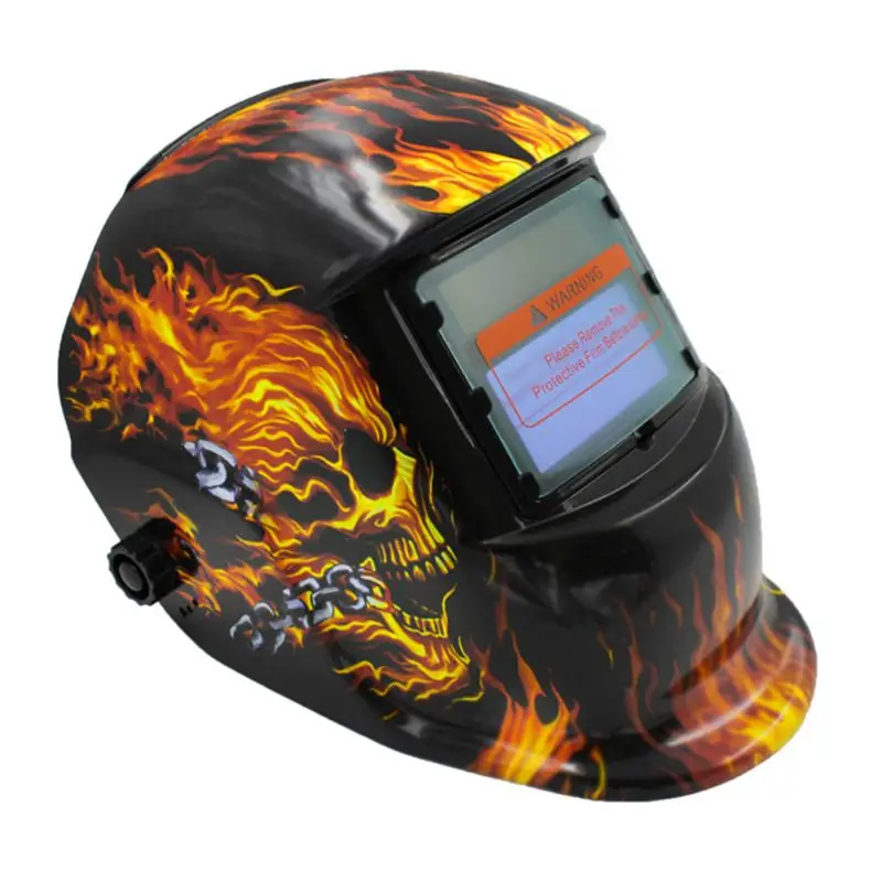 

Rechangeable Battery 4 Arc Sensor Big View Solar Auto Darkening/Shading Grinding/Polish Welding Helmet/Welder Goggles/Mask/Cap
