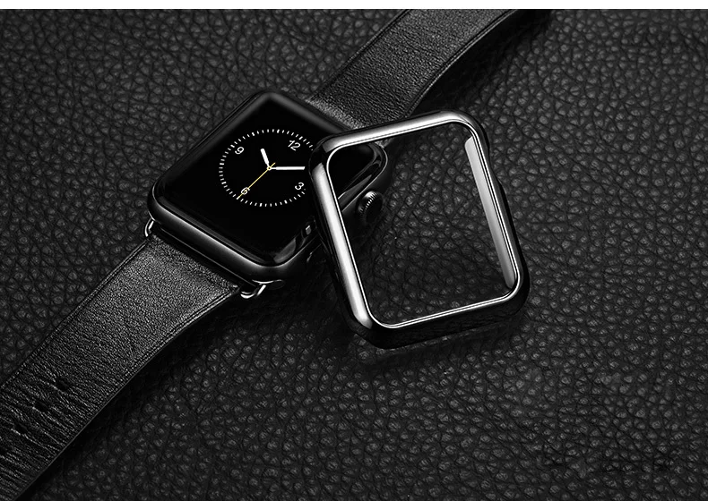 Мягкий чехол для часов из ТПУ для Apple Watch band 42 мм 38 мм iwatch 3 2 1, защитный чехол, защитная пленка для экрана, покрытие, корпус из поликарбоната