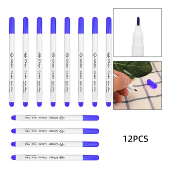 

12PCS Sterilized Tattoo Marker Pen Surgical Skin Microblading Positioning Tool with Measuring Ruler Permanent Makeup Accessories