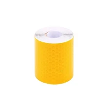  1 Roll Bicycle Reflective Tape Sticker Safety Sign Car Styling Self-Adhesive Warning Tape Motorcycle Car Foil Film Decorative 