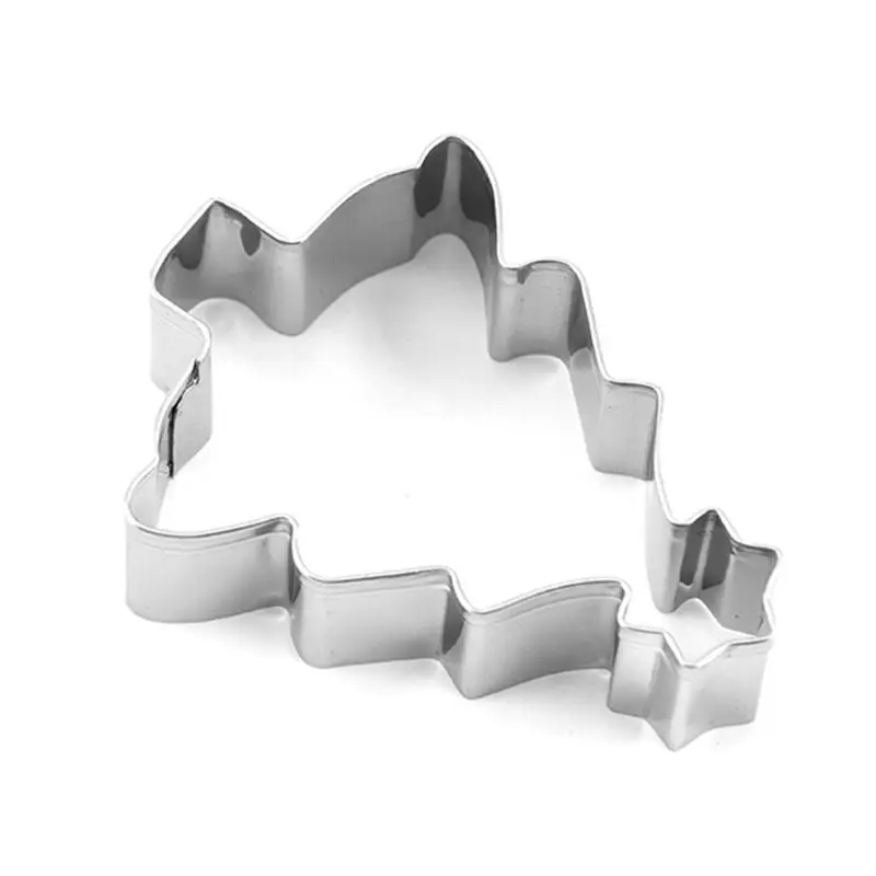 

6Pcs Christmas Characters Biscuit Mold Cookie Cutter Stainless Steel Baking Tool