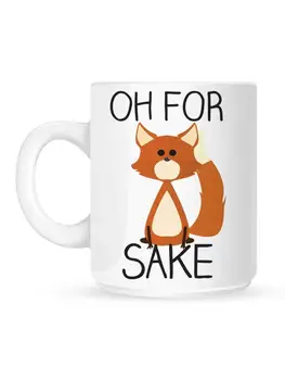 

Oh For Fox Sake White Mug