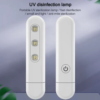 

Portable Handheld Ultraviolet Disinfection Wand UVC Germicidal Lamp USB Charging Sanitizer For Home Travel Use