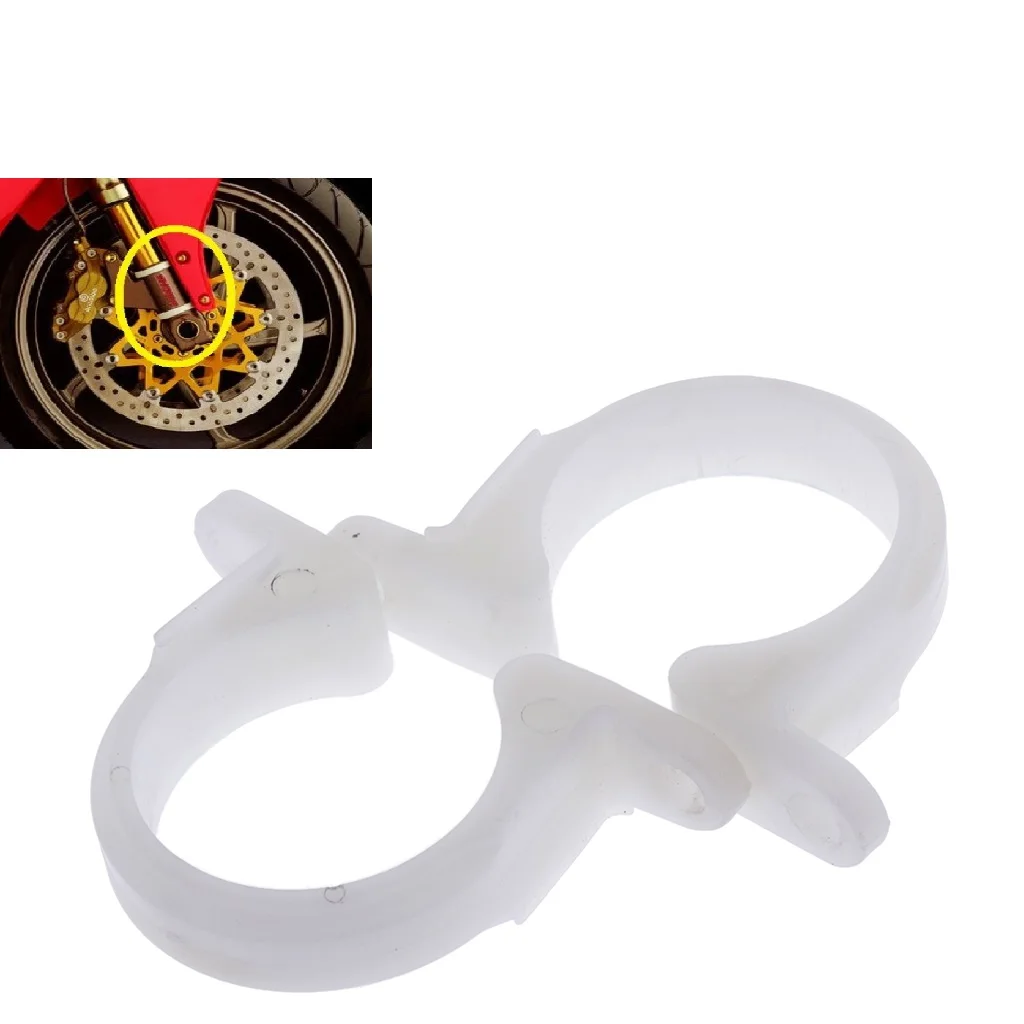 2x ABS PLASTIC Motorcycle Splash Guard Front Fender Bracket For Honda CB400