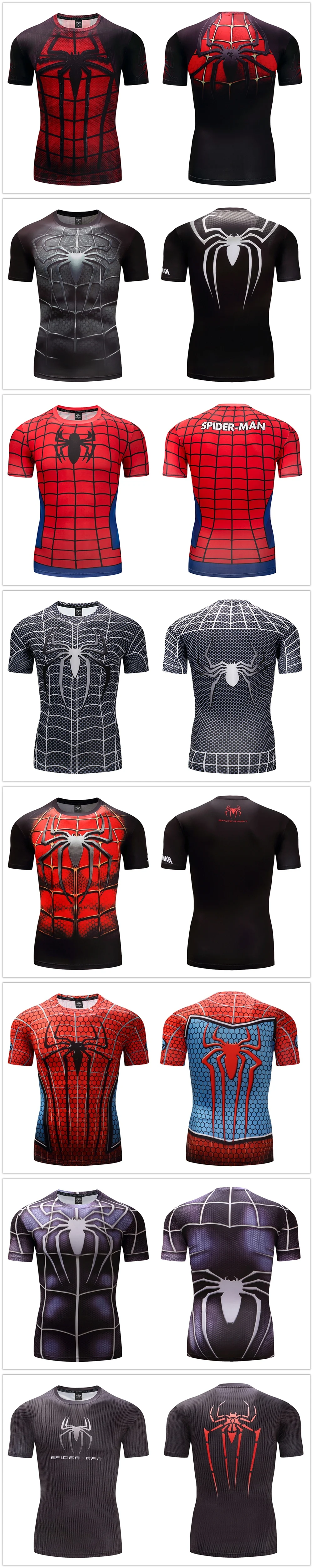 Железный Паук PS4 Человек-паук косплей костюм Премиум 3D Печатный Костюм компрессионная футболка Finess Gym быстросохнущие обтягивающие Топы