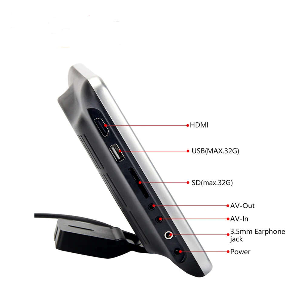 2 шт. Автомобильный подголовник монитор DVD видео плеер 10,1 дюймов сенсорный экран 1024x600 С игровым пультом дистанционного управления HDMI IR AV FM USB подголовник