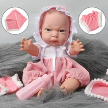 12 дюймов reborn bebe имитация водонепроницаемый силиконовый новорожденный 30,5 см Реалистичная Детская кукла бутылочка для кормления набор для и...(China)