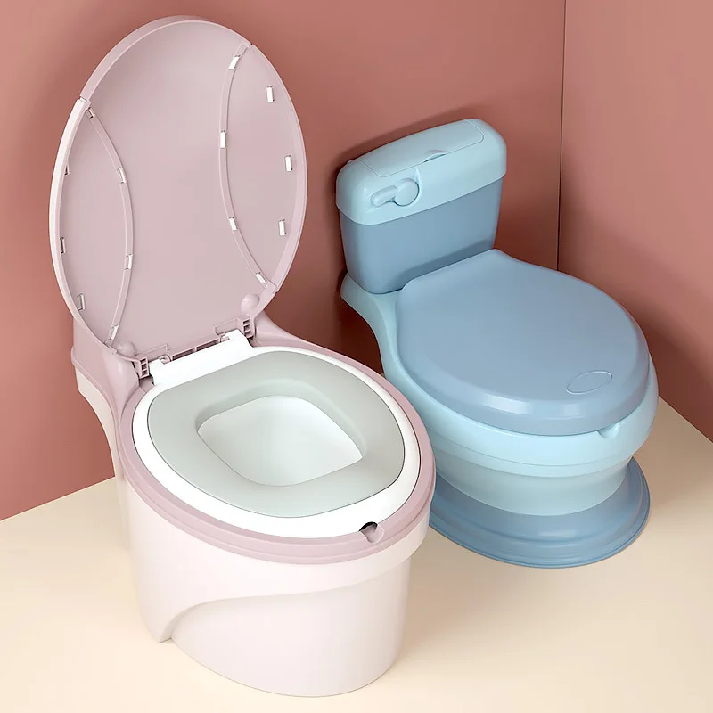 

Extra-large No. Baby Toilet Small Chamber Pot Can Put Garbage Bag Infants Model Pedestal Pan 1-6-Year-Old Children