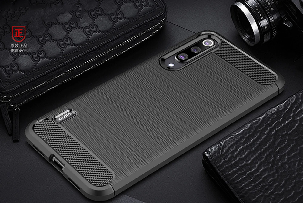 Для mi 9 Lite чехол из углеродного волокна противоударный чехол для телефона для Xiaomi mi CC 9 mi 9 Lite чехол Полная защита бампер гибкий корпус