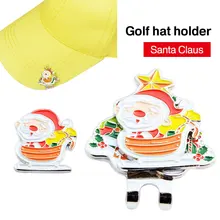 Зажим для кепки для игры в гольф мяч для гольфа Маркер Комплект для гольфистов на открытом воздухе случайный цвет сплав Спортивный знак практичное украшение зажим для шляпы для гольфа прочный