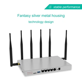 

3g4g5g lte mobile wifi wireless router Gigabit Dual-Band AC1200 Wireless Router Wifi Repeater with 6*5dBi High Gain Antennas