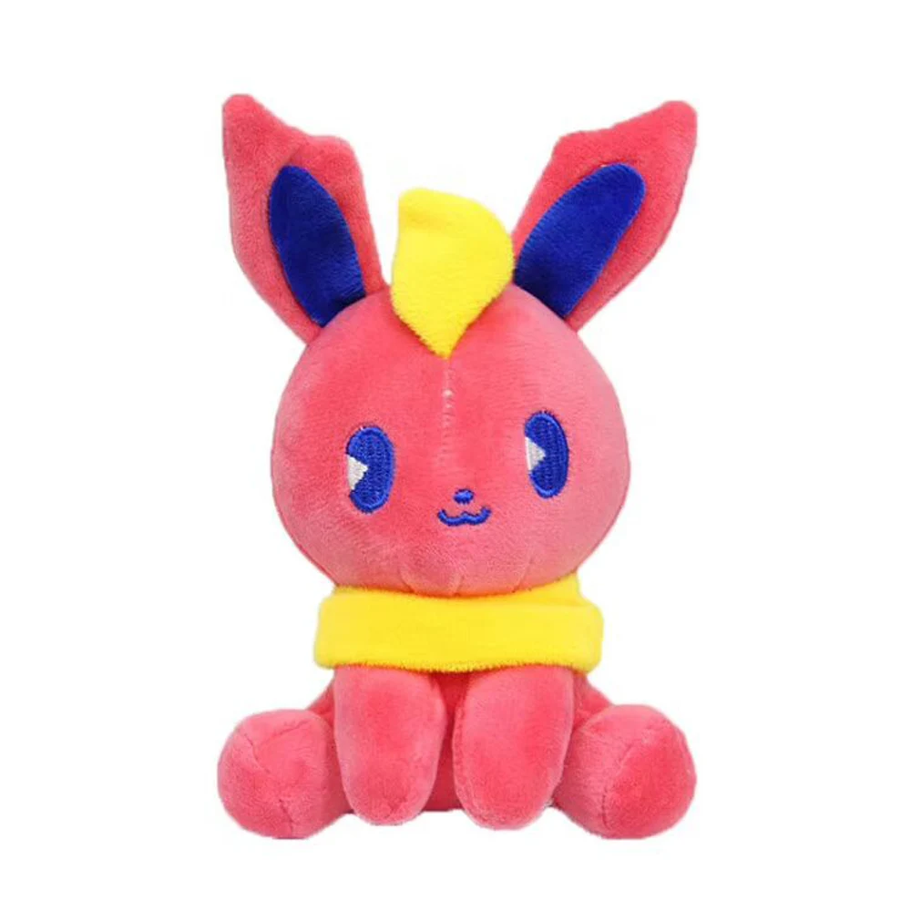 Новая плюшевая кукла Ditto Metamon Charmander Squirtle Snorlax Pikchu Eevee Espeon Flareon Jolteon Sylveon Umbreon Vaporeon GYTJ - Цвет: Soda Flareon 10cm