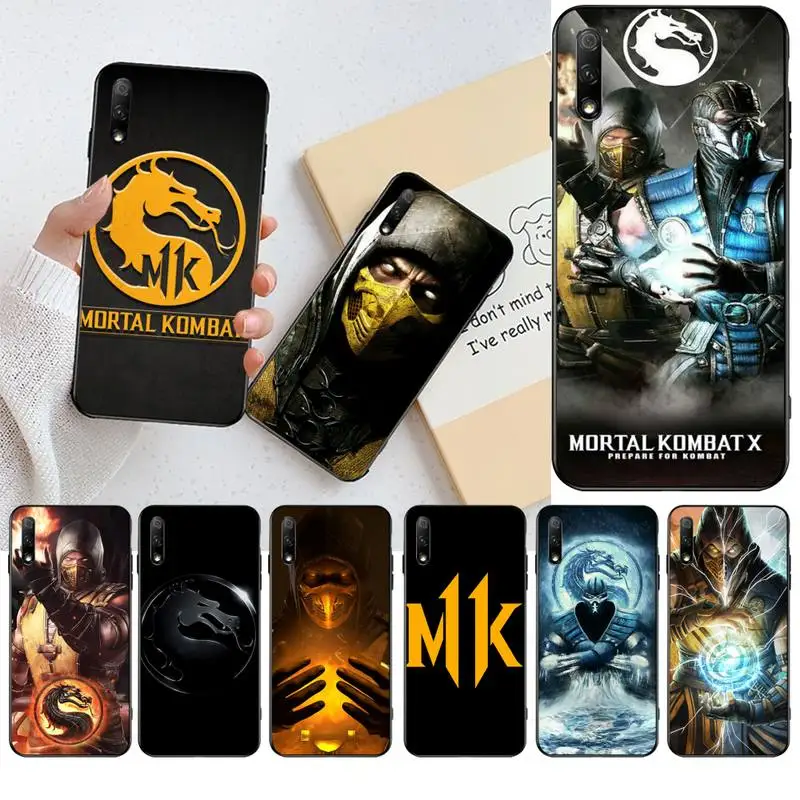 YJZFDYRM Mortal Kombat модный жесткий мягкий чехол для телефона Capa Huawei Honor 30 20 10 9 8 8x 8c v30 Lite view