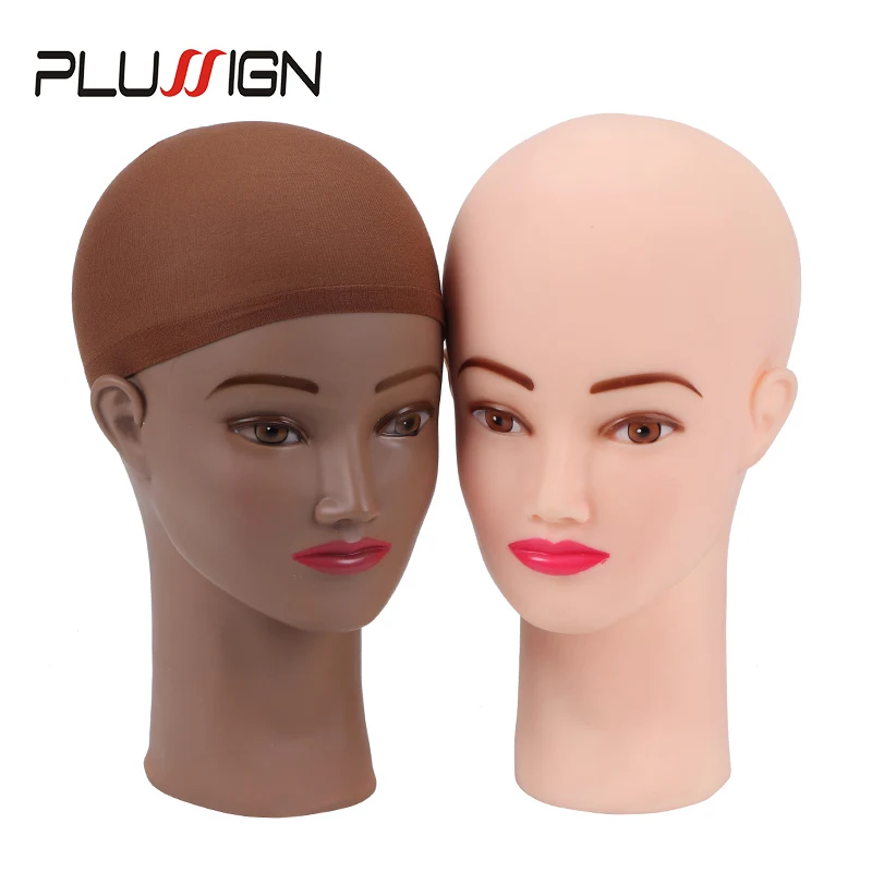 2" без волос лысый косметологический тренировка женский манекен модель головы для макияжа ювелирные изделия серьги шапки парики Дисплей