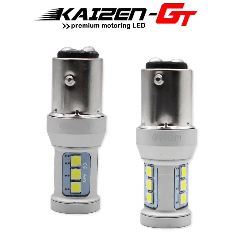 Автомобильные светодиодные лампы 6000K Xenon White 1157 P21/5W BAY15d 12-SMD 3030 для 2015-up Jeep Renegade