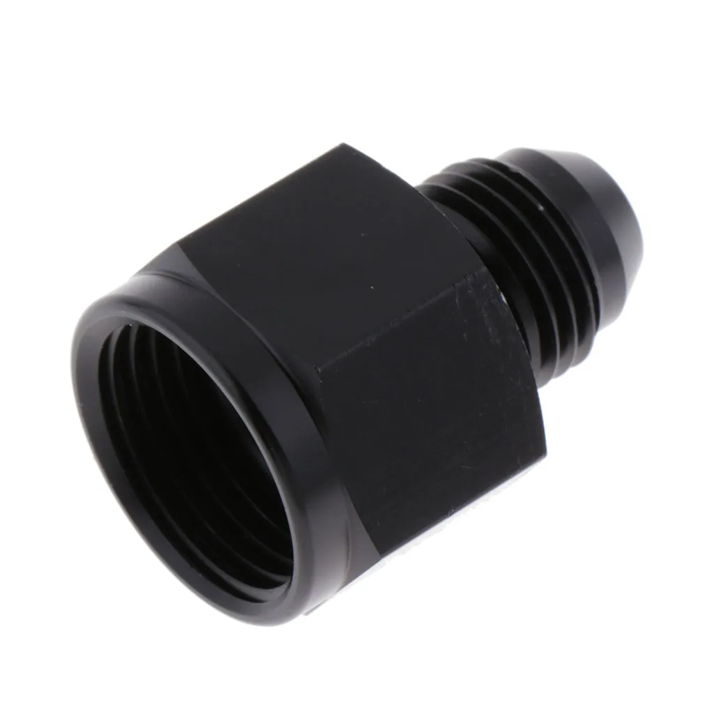 MagiDeal Black AN8 Female to AN6 Male AN Flare Fitting Reducer Adapter 35mm