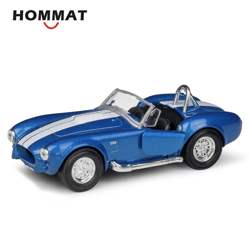Модель игрушечного автомобиля HOMMAT 1:36 1965 Ford Shelby Cobra 427 S/C литый под давлением