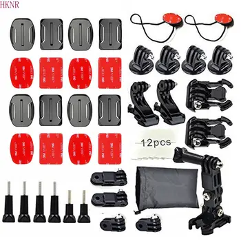 

Camera Models Curved+Flat Adhesive Mounts Sticky Tripod Mount for Gopro Hero 8 7 6 5 4 3 H9R+SJCAM/Xiaomi Yi EkEN H9R Kit Mount