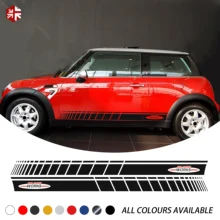 ##Special Price 2 Pcs Car Door Side Stripes Sticker John Cooper Works Styling Body Decal For MINI Cooper S R50 R52 R53 One JCW Accessories ##Special Price 2 Pcs Car Door Side Stripes Sticker John Cooper Works Styling Body Decal For MINI Cooper S R50 R52 R53 One JCW Accessories