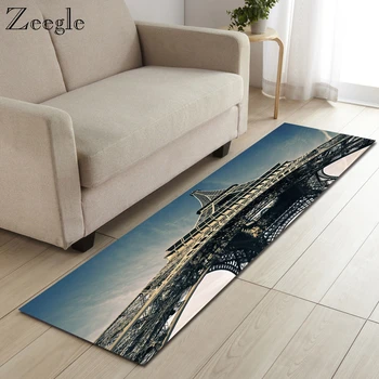 

Zeegle Rectangle Kitchen Carpet Non-slip Soft Hallway Floor Mat Absorption Bathroom Doormat Home Decoration Carpet Soft Foot Mat
