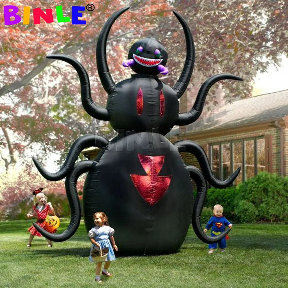 New airblown giant inflatable halloween spider/ halloween party yard