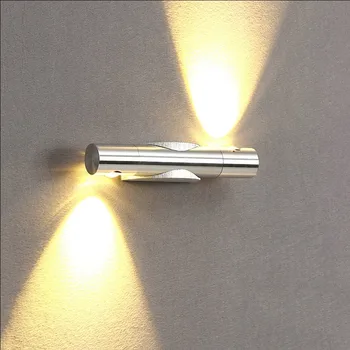 

1pcs 6W Dimmable LED Wall lamps 360 degree rotation wall light, , Bedroom bedside lights, aisle stairs LED lamp Free Shipping