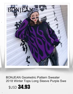 Bonjean/свитер с аппликацией кота Женская Осенняя одежда однобортный вязаный свитер свободные розовые кардиганы BJ1784