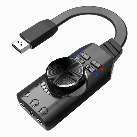 7.1 Channel Computer External Chicken Eating Game Sound Card Built In DSP Audio Amplifier Module
