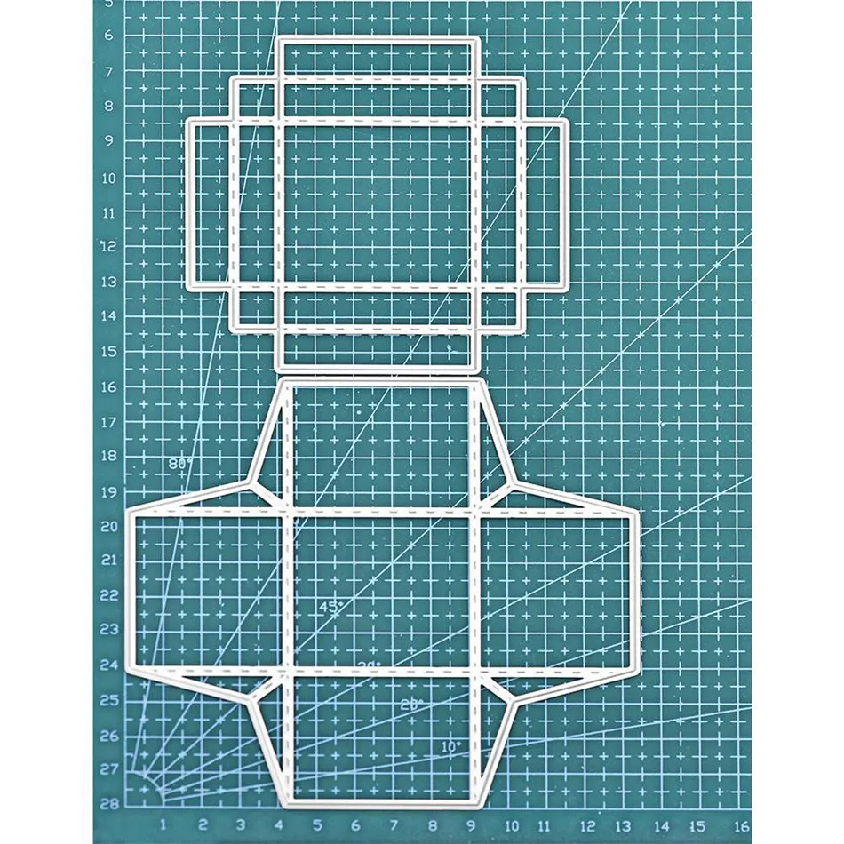 Naifumodo штамповка Конфеты Подарочная коробка металлические режущие штампы для рождественские поделки, Скрапбукинг карты Альбом тиснение Diecut шаблон