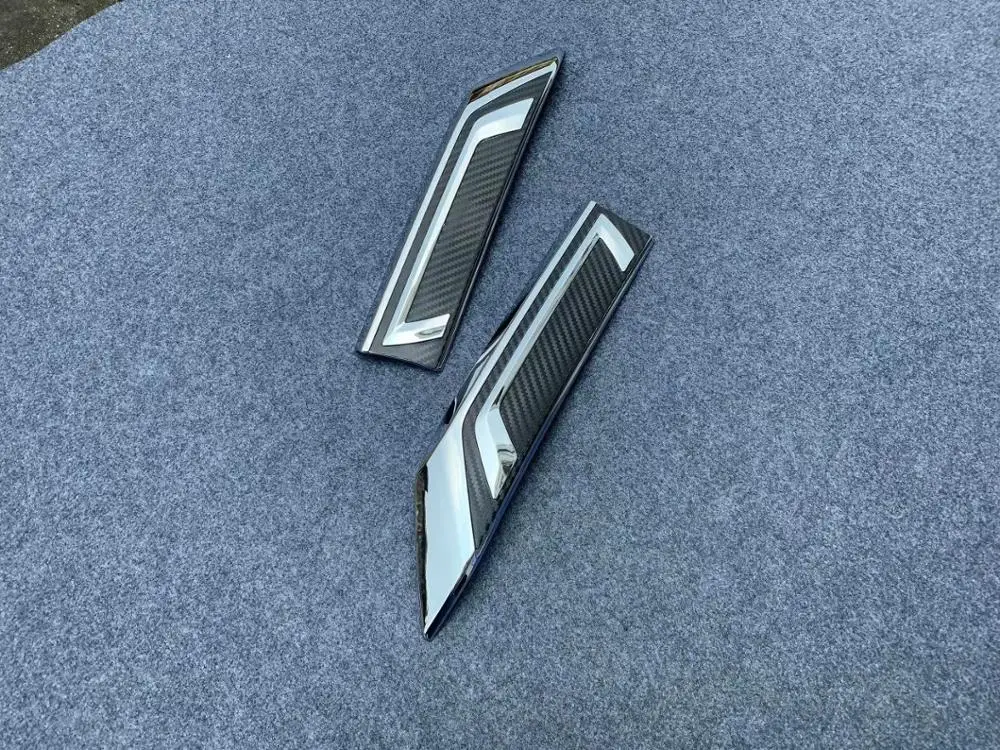 For-Toyota-RAV4-RAV-4-XA50-2019-2020-Accessories-Front-Grille-Trim-net-Grille-Cover-Carbon (4)